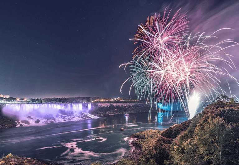 Your Best Ride to the Niagara Falls Summer Fireworks 2025